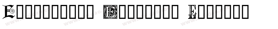 Ornamental Initials R字体转换